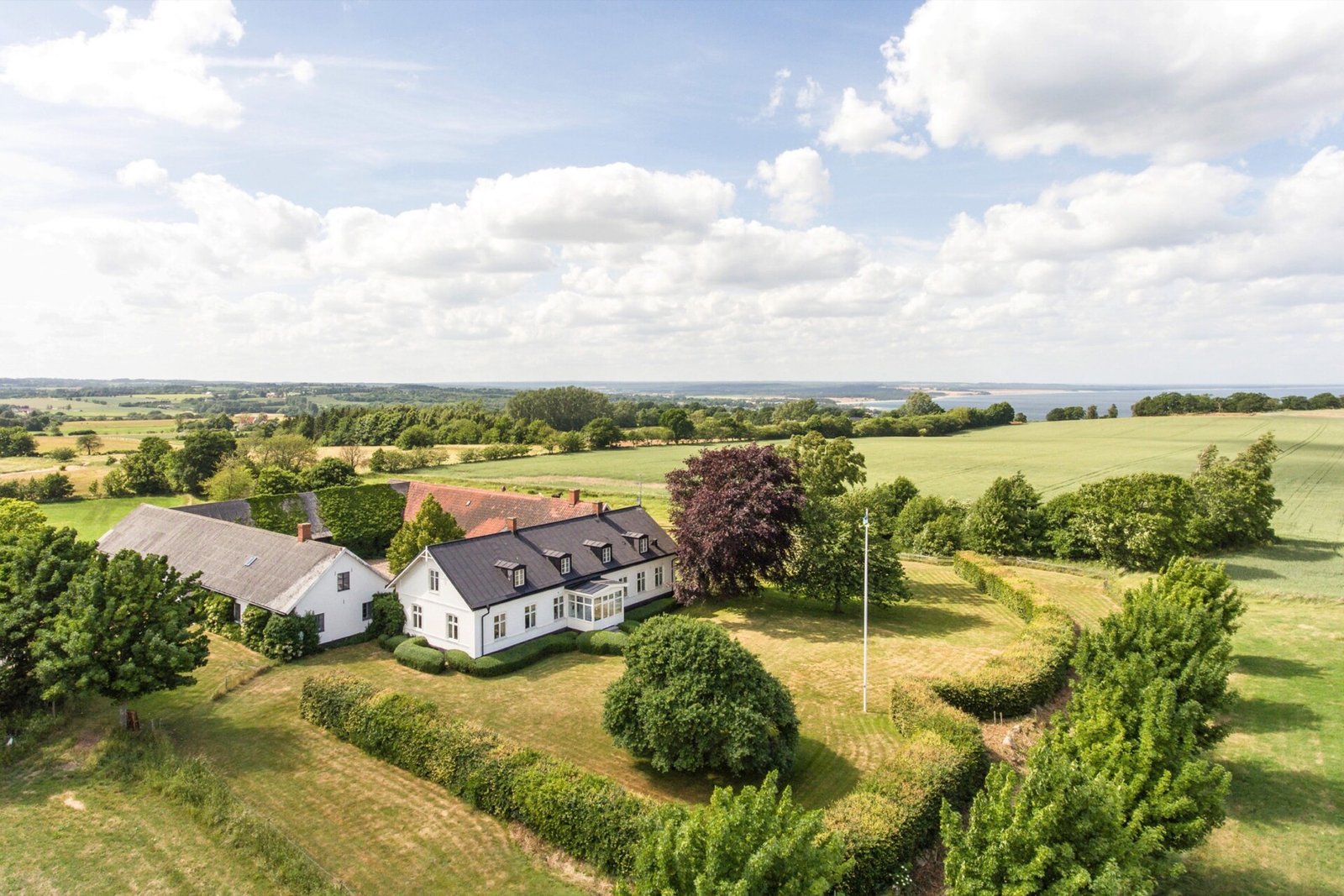 Sweden retreat aerial view